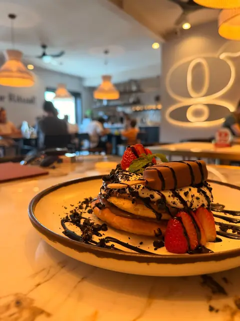 Panqueca Nutella e Oreo
