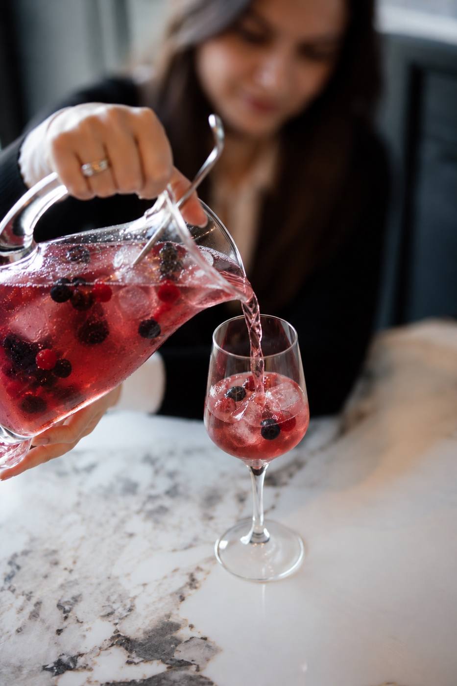 Sangria de frutos vermelhos